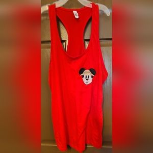 Worn Safari Mickey Racerback Tank